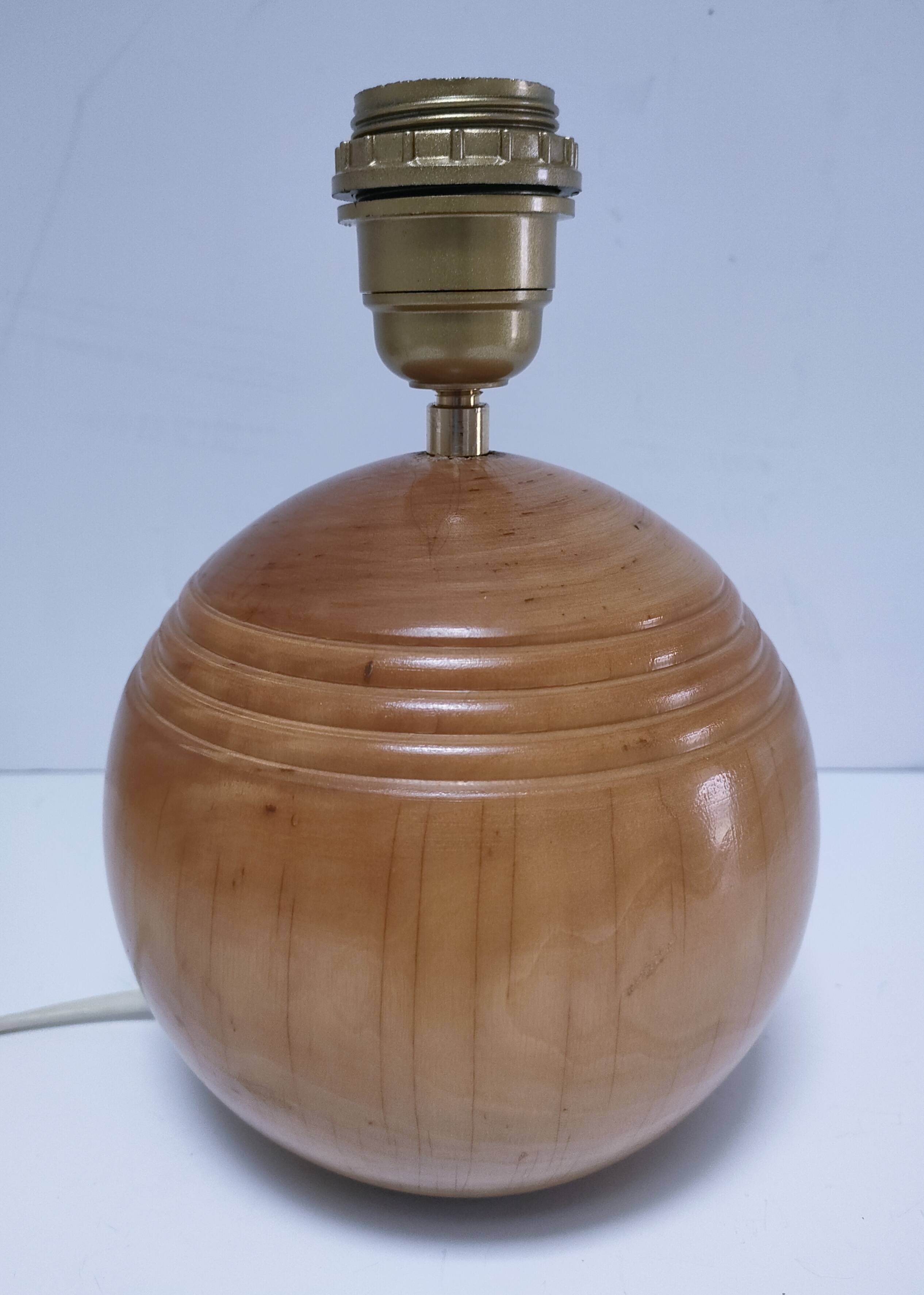 lamp base ball IMT design solid wood