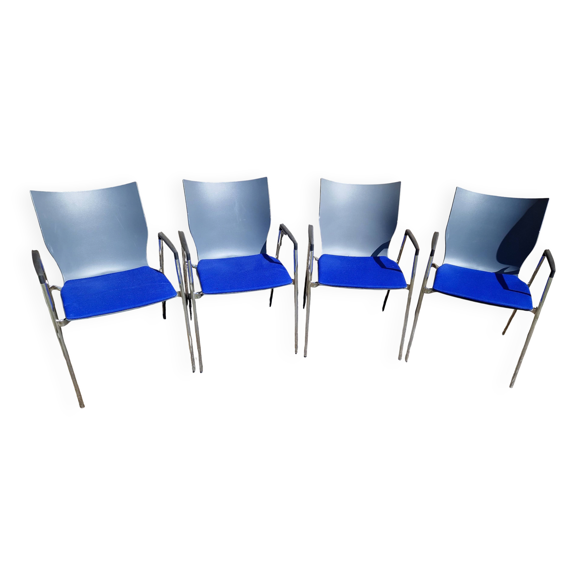 Set of 4 Lynx armchairs for Casala