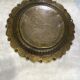 Oriental brass tray hammered