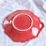 Old Lunéville slip pocket emptier with red leaf