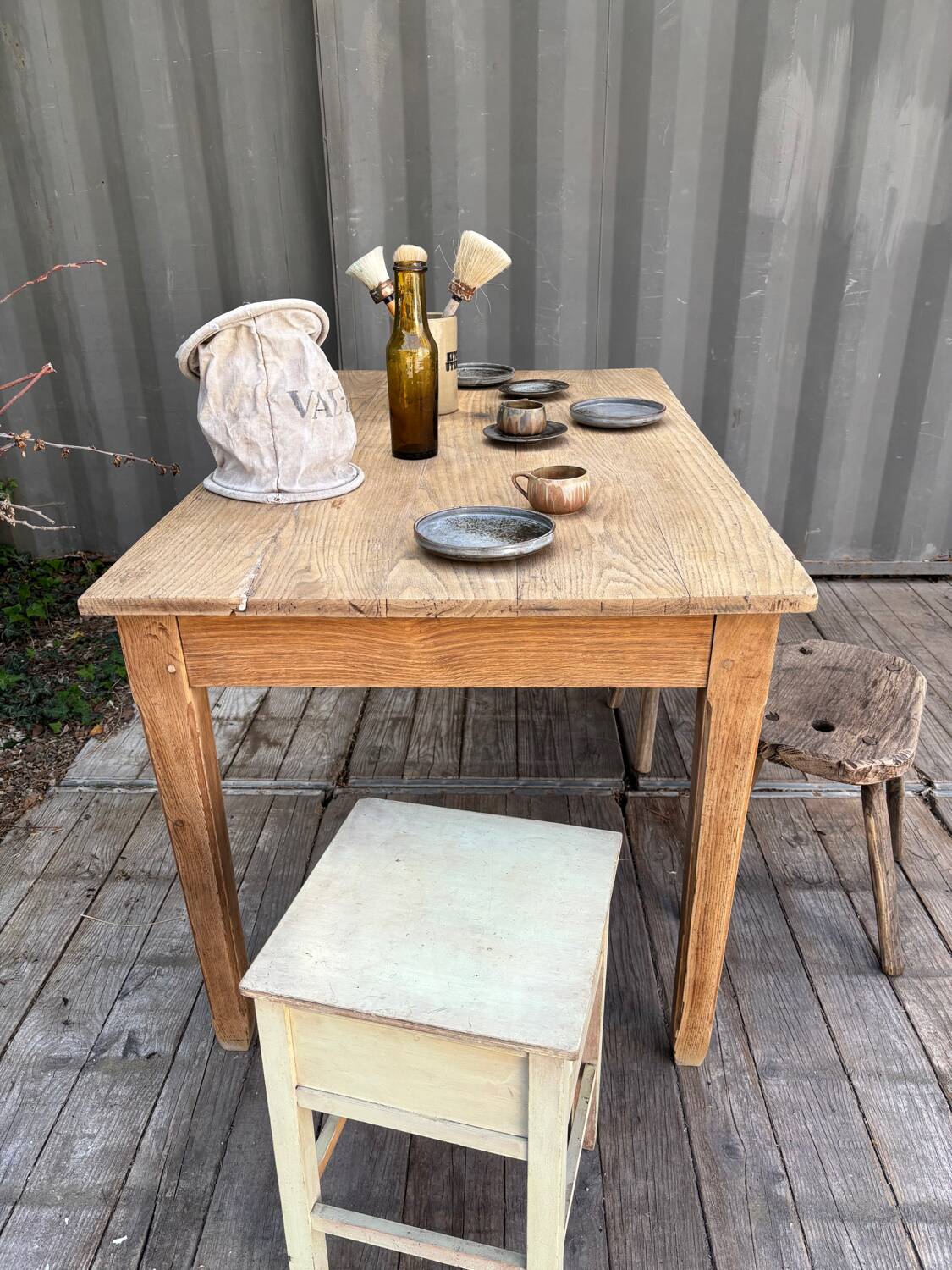Oak farmhouse table