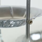 Mid Century Foldable Cake Stand Snack Etagère 3 Levels Chrome