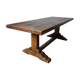 Authentic solid wood monastery table