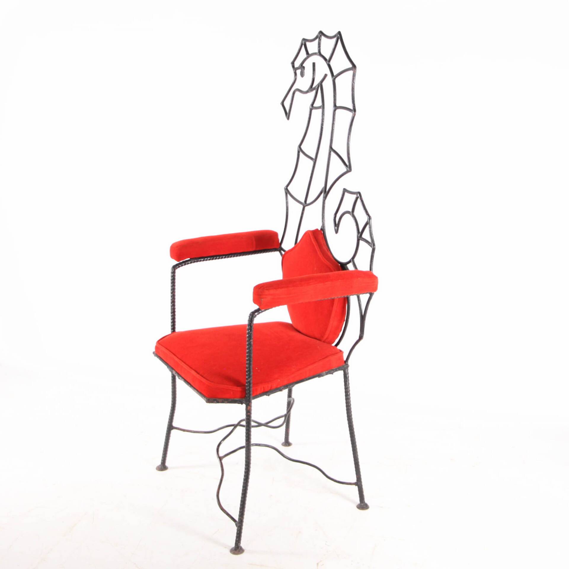 Fauteuil en fer « hippocampe »
