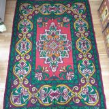 Tapis en laine roumain fait à la main, 247X177 cm