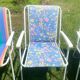 Fauteuil jardin fleuri