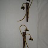 Pair of double sconces from the 50s