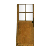 Porte de passage en sapin porte ancienne a petit carreau xx siècle