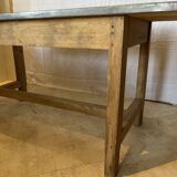 Zinc plated table
