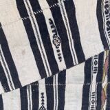 Tapis kilim tissage ancien de mali fait main 134x254 cm