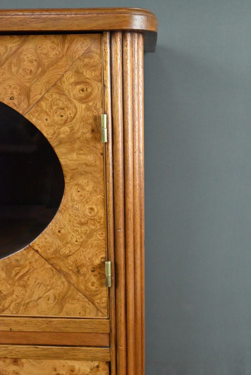 Furniture made of thuya burl and mahogany, Art Deco period – early 20th century.