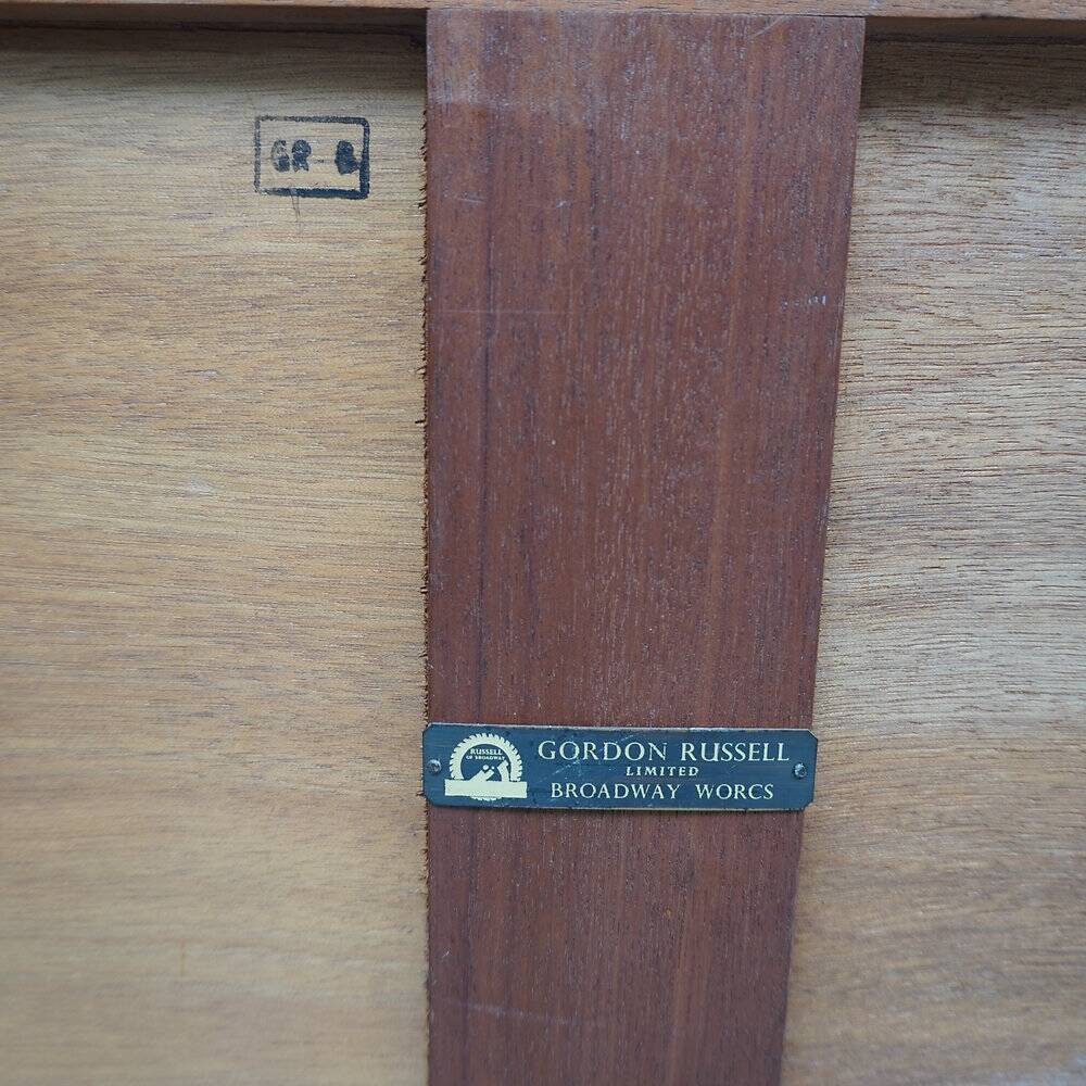 Mahogany and Indian laurel wood sideboard by Gordon Russel, 1953