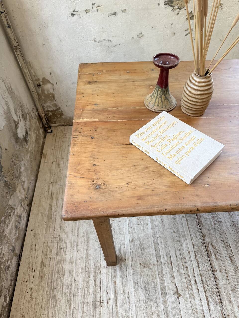 Cherry farmhouse table 1m8