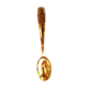 Lot of 12 golden mocha spoons