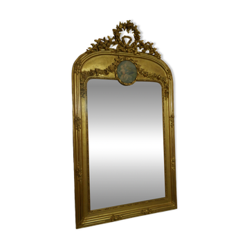 Fireplace mirror