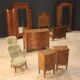 Italian inlaid commode in Louis XV style from 20th century