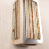 Applique in vetro e alluminio di Albano Poli per Poliarte - Cromo Version