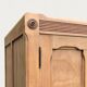 Parisian paneled cabinet in raw wood, 1940