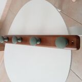 Vintage wall coat rack