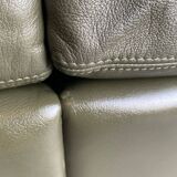 Pfister sofa for Knoll khaki leather