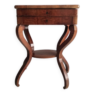 Table d'appoint travailleuse époque XIX