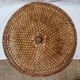 Braided Asian rattan hat from 1970