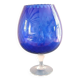 Très grand verre / vase Empoli Bleu
