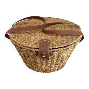panier en corde tressée