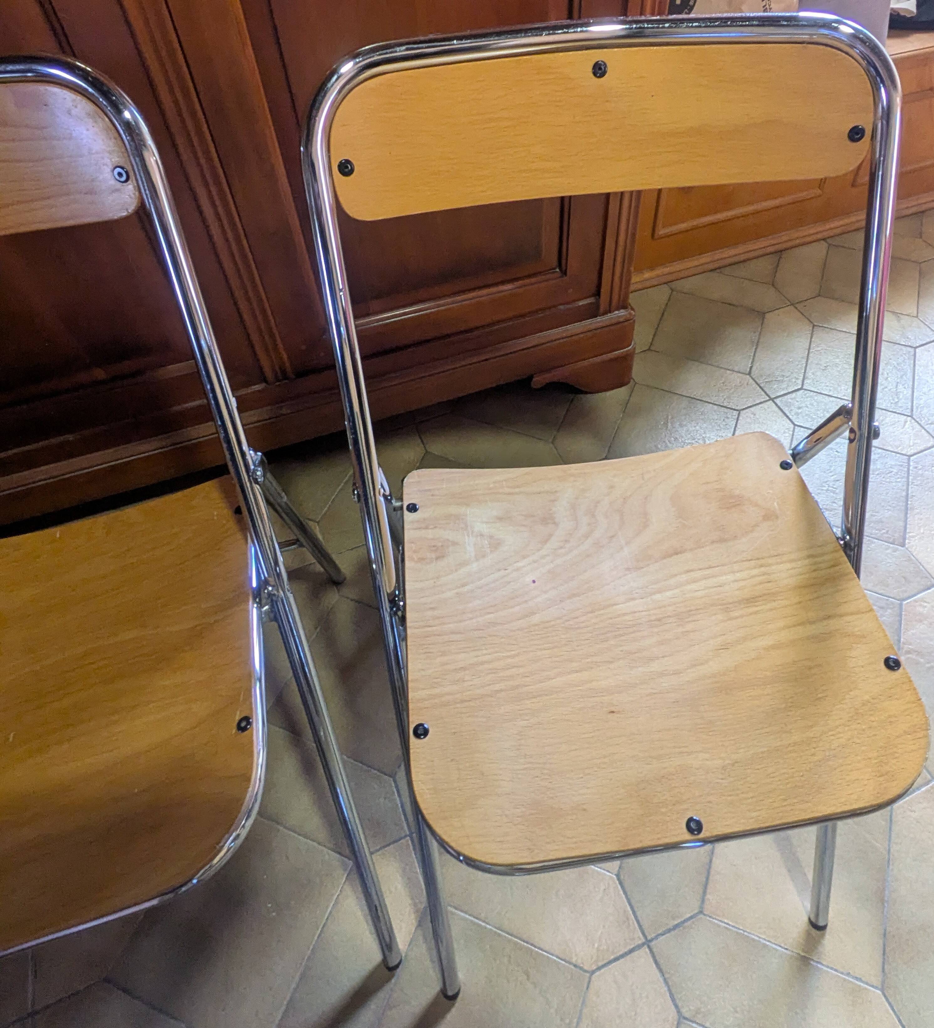 Lot de 4 chaises pliantes Souvignet