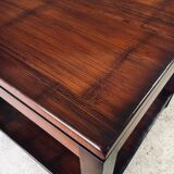 Postmodern Bamboo Side Table by Axel Vervoordt, Belgium, 1980s