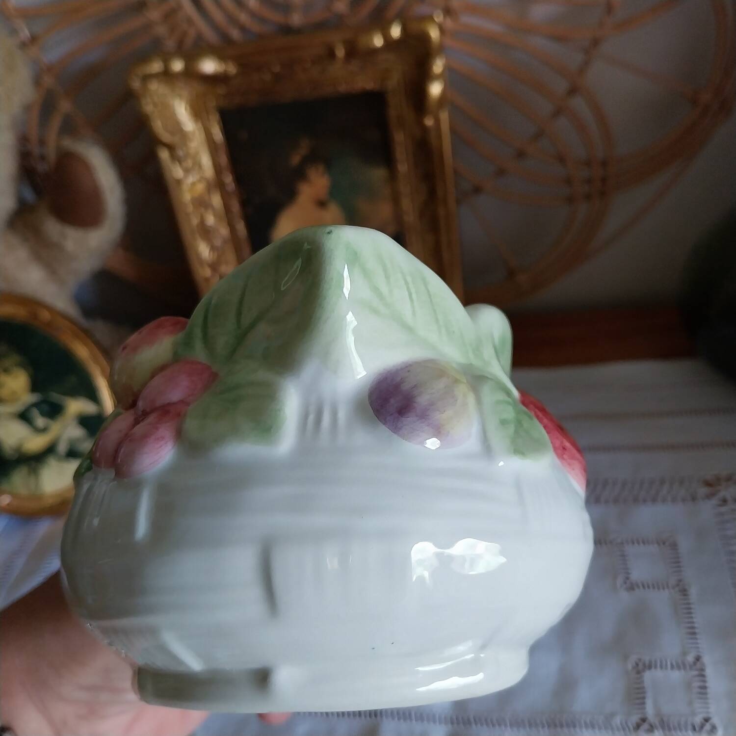 Antique Chaumette Paris slip sauceboat