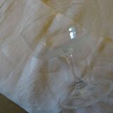 Lot of 12 crystal champagne glasses