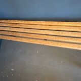 Industrial wooden bench