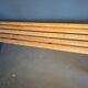 Industrial wooden bench