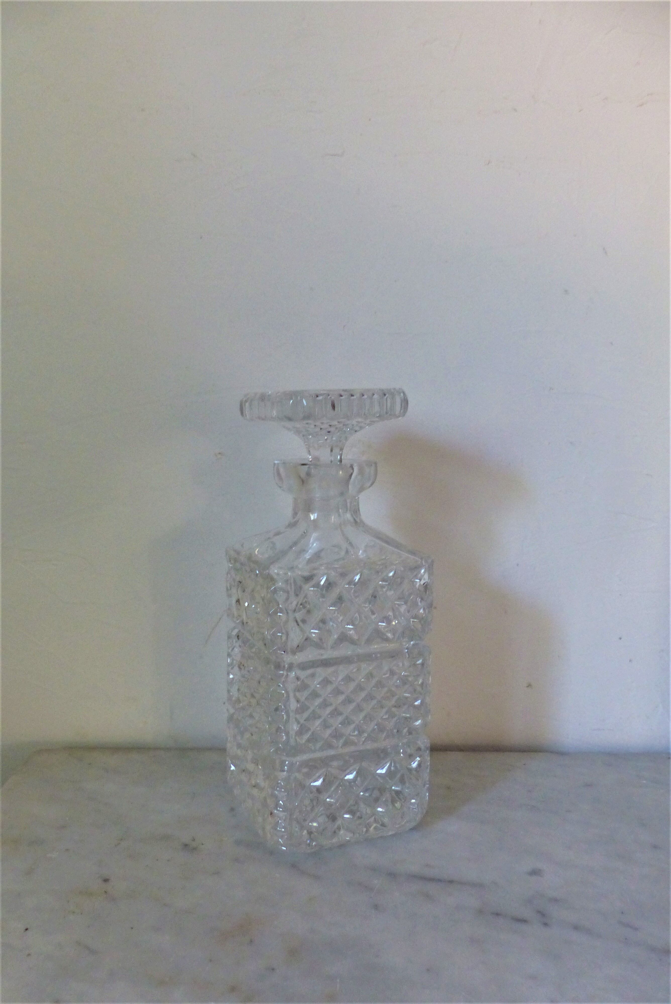 Crystal whisky carafe