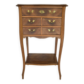 Table d’appoint marquetée de style Louis XV – vers 1900