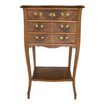 Louis XV style marquetry side table – circa 1900