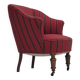 1950s, Danish lounge chair, original condition, red furniture wool.