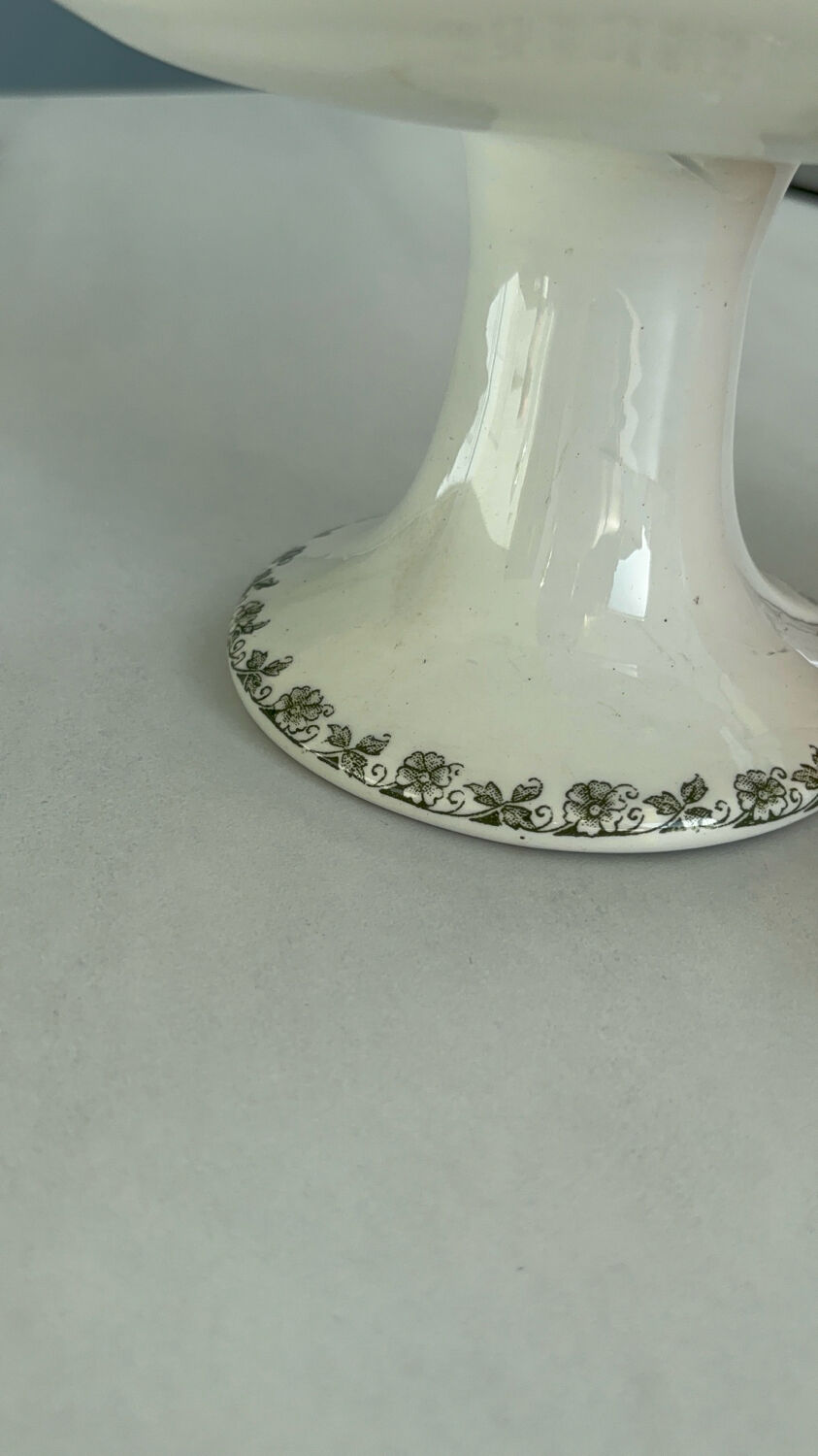 French ironstone fruit bowl, St Amand, Denise model