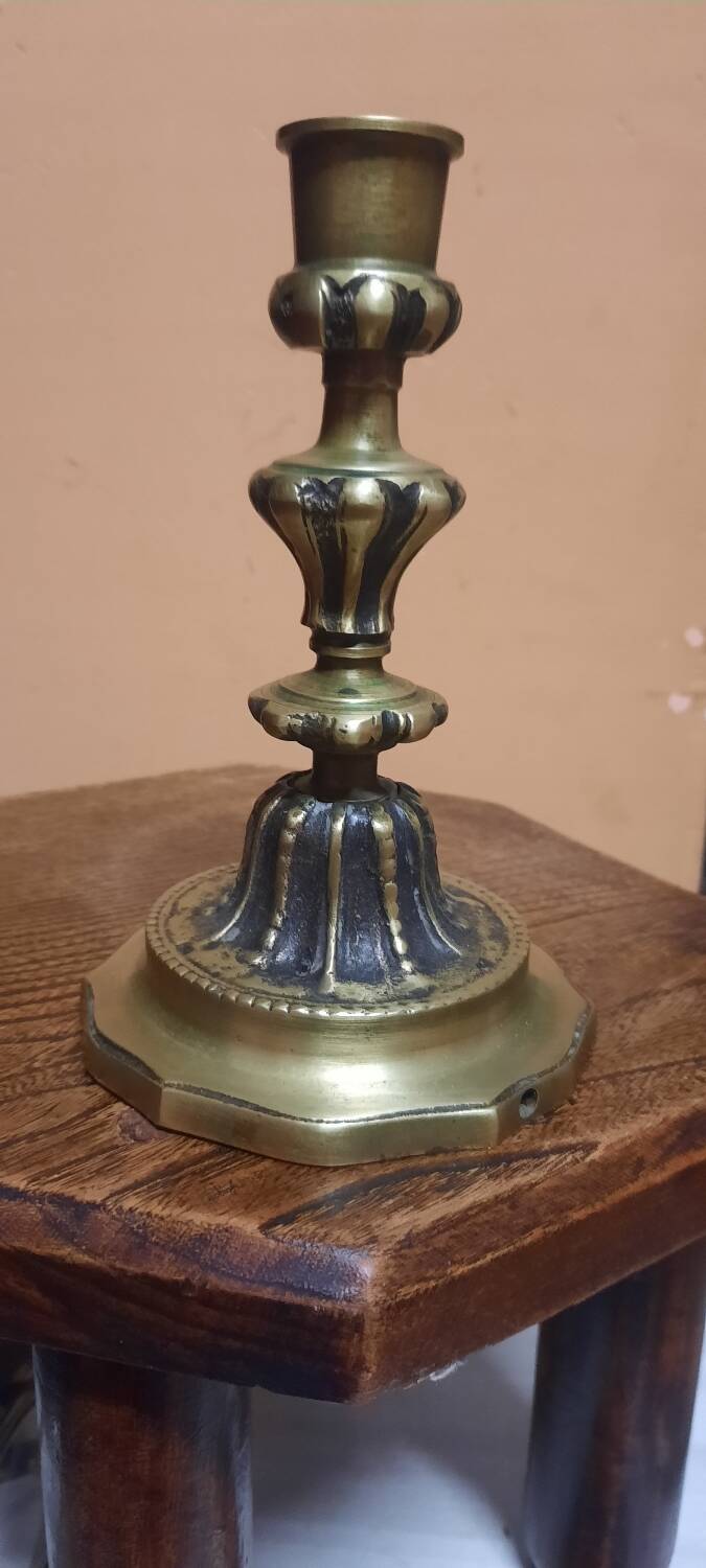 Bronze candle holder