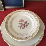 Dessert dish and its 8 plates