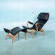 Design lounge armchair & ottoman 70s Bruno Mathsson Pernilla