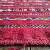 Handmade Berber Kilim Zemmour 141x82cm
