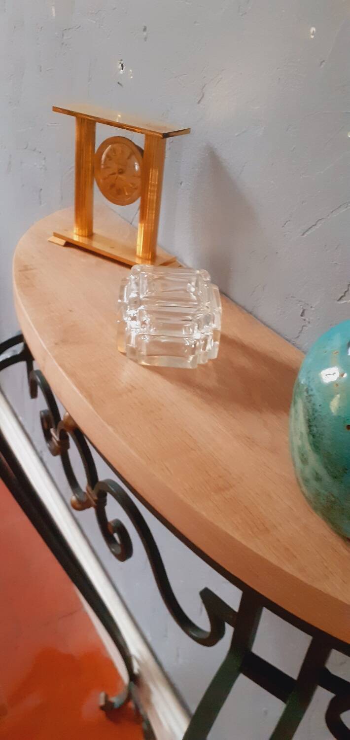 Vintage wrought iron console from the 50s