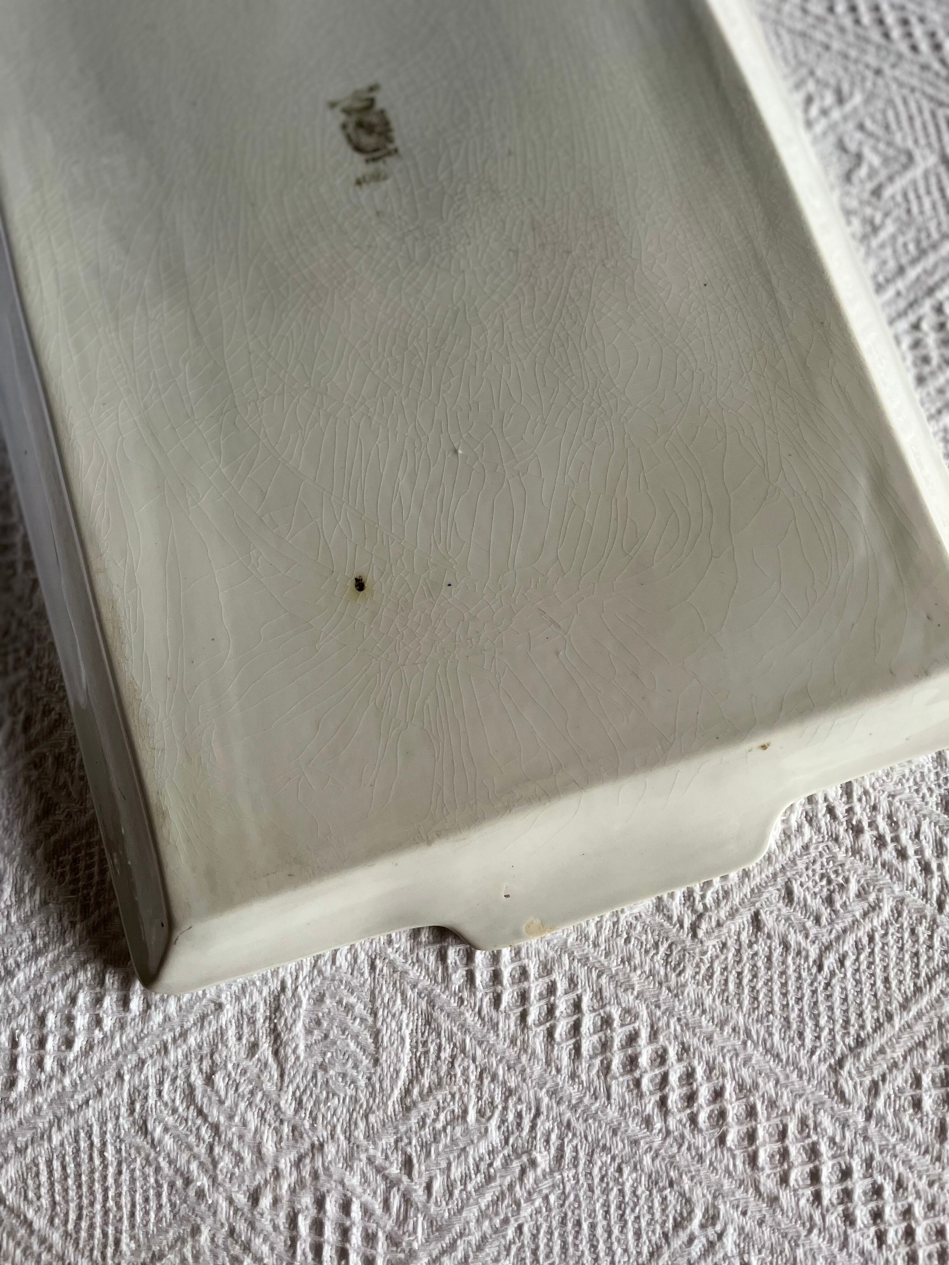 Service tray Sarreguemines Digoin