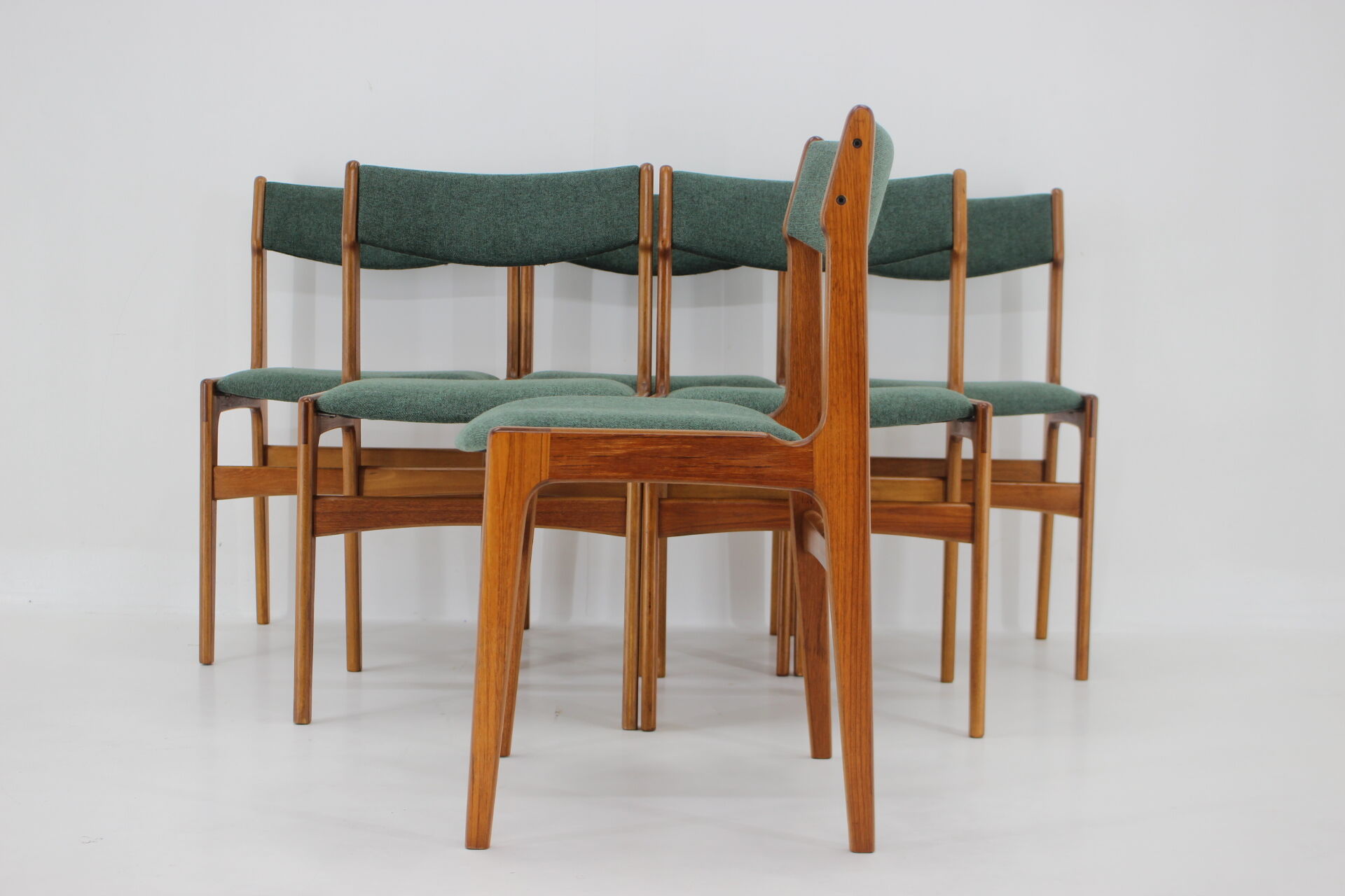1960s Set of Six Teak Dining Chairs, Denmark
