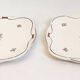 Pair of dessert plates Moulin des Loups St Amand Width 18 cm