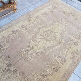 Beige Vintage Floral Carpet sku v623