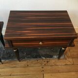 Pair of nightstands Tineo 60s wood plates
