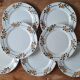 Service of 7 plates in earthenware
